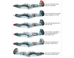 Photo3: 1/144 Yak-3 "Victory Fighter" (6 different types of decals included) #144007