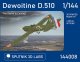 1/144 Dewoitine D.510 (4 different types of decals included) #144008