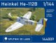 1/144 Heinkel He-112B (3 decal options) #144009