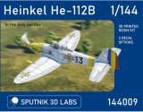 Photo: 1/144 Heinkel He-112B (3 decal options) #144009