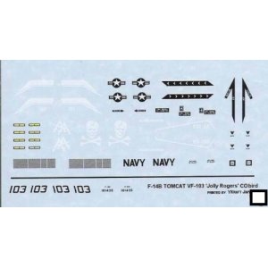 Photo: 1/144 DECAL F-14B VF-103 Jolly rogers (AA103)   