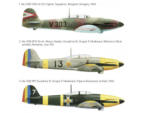 Photo3: 1/144 Heinkel He-112B (3 decal options) #144009