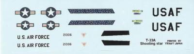 Photo1: 1/144 DECAL USAF T-33   
